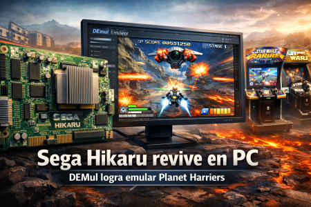 Sega Hikaru revive en PC: DEmul devuelve a la vida Planet Harriers