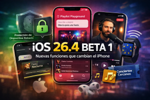 iOS 26.4 Beta 1 transforma el iPhone con cifrado RCS, podcasts en vídeo y listas generadas por texto en Apple Music iOS 26.4 Beta 1 transforma el iPhone con cifrado RCS, podcasts en vídeo y listas generadas por texto en Apple Music