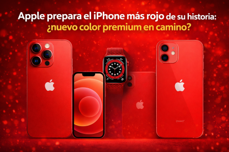 Apple podría apostar por el rojo como nuevo color premium para los iPhone Pro