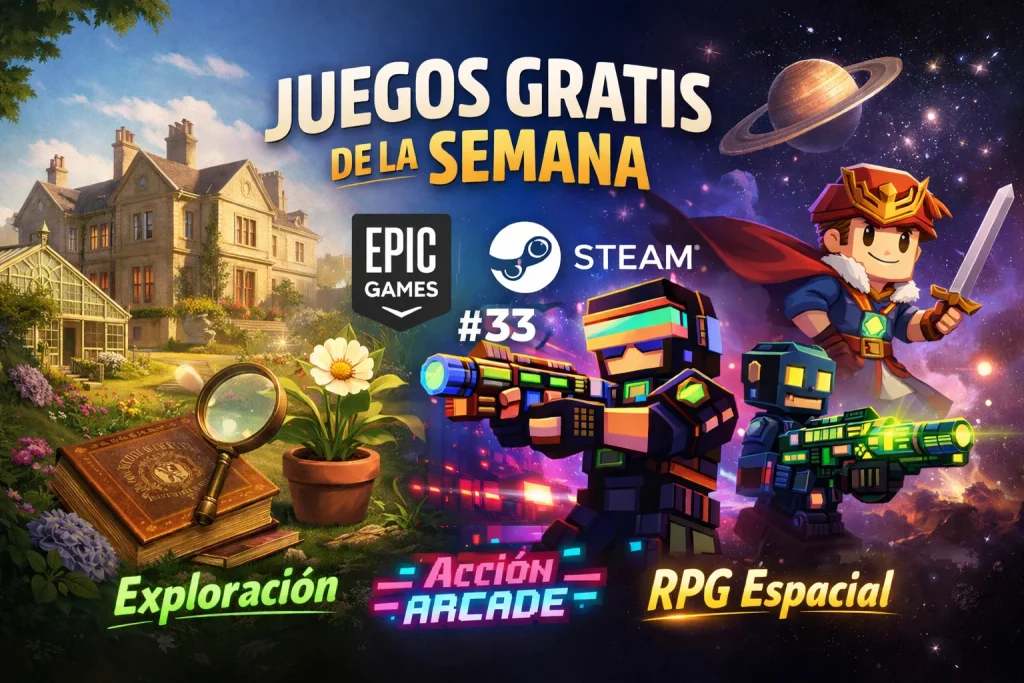 Juegos gratis de la semana #33: píxeles venenosos, puzzles y magia
