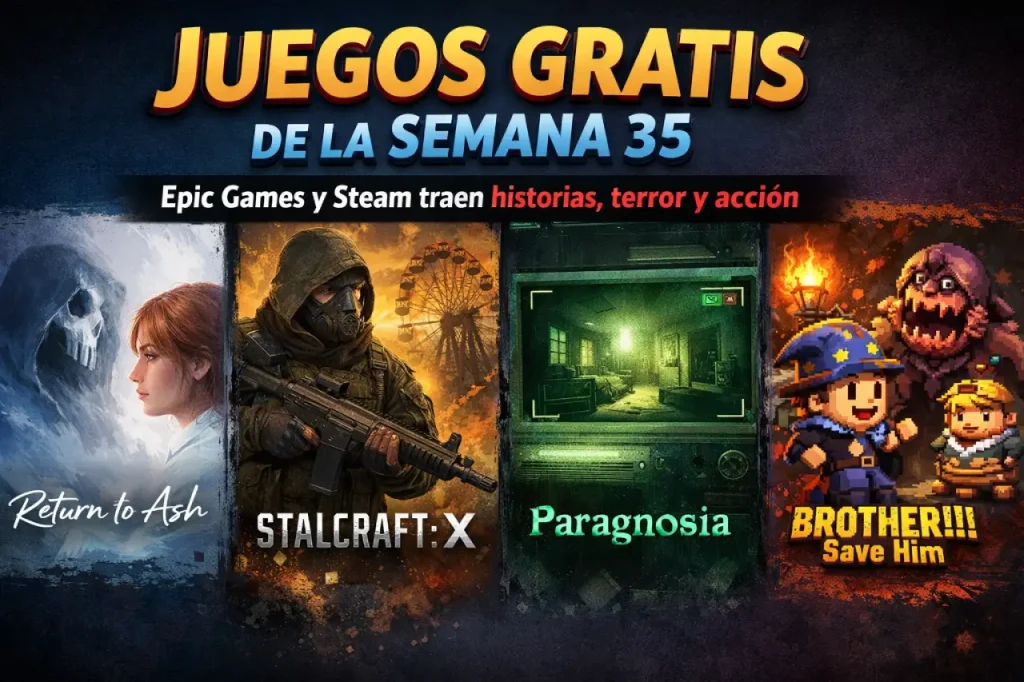 Juegos gratis de la semana #35: terror, plataformeo y emociones