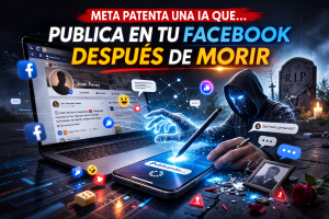 Meta patenta una IA que podría publicar en tu Facebook después de morir