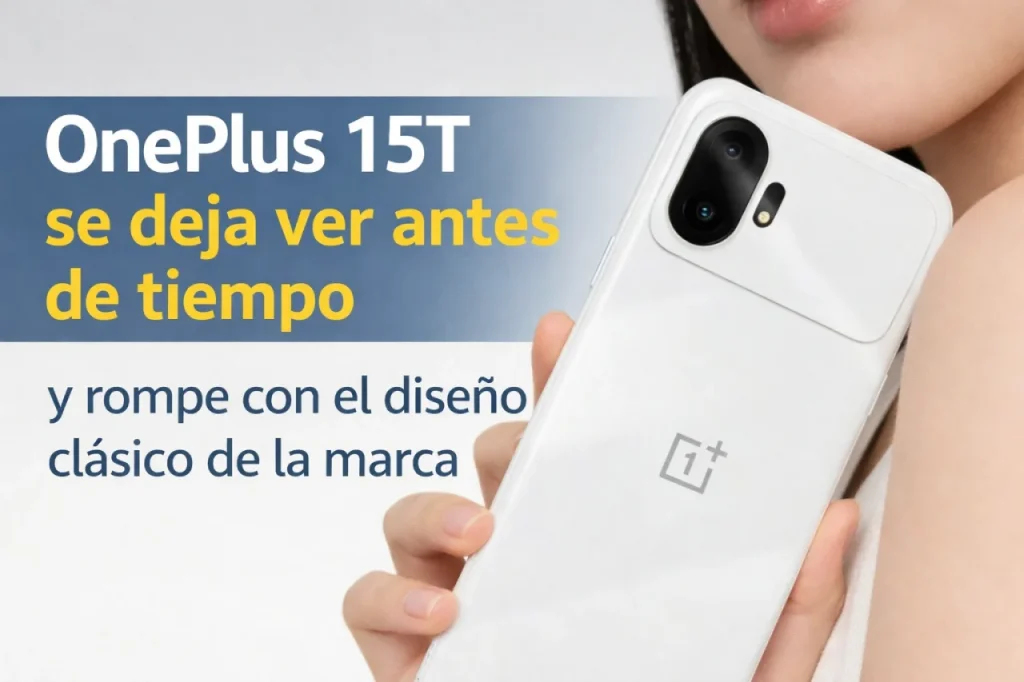 OnePlus 15T: diseño filtrado y gran batería al descubierto OnePlus 15T: diseño filtrado y gran batería al descubierto