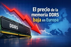 El precio de la memoria DDR5 empieza a relajarse en Europa tras meses de locura El precio de la memoria DDR5 empieza a relajarse en Europa tras meses de locura