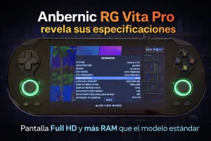 Anbernic RG Vita Pro: filtradas sus especificaciones, con poca mejora frente a la RG Vita Anbernic RG Vita Pro: filtradas sus especificaciones, con poca mejora frente a la RG Vita