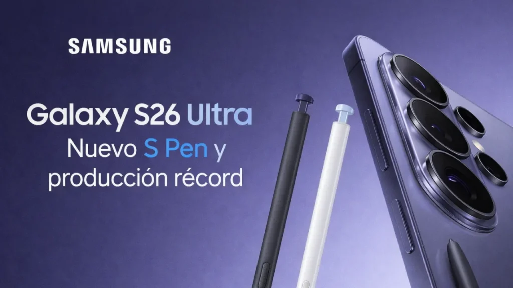 El Galaxy S26 Ultra se prepara para dominar: Samsung multiplica su producción y simplifica el S Pen