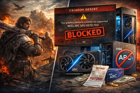 Portazo de Pearl Abyss a Intel: Crimson Desert bloquea las GPU Arc y el estudio invita a pedir el reembolso