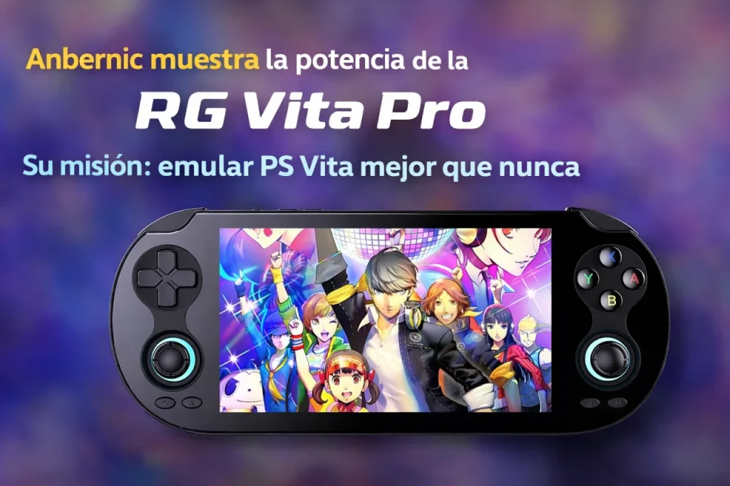 Anbernic RG Vita Pro demuestra emulación de Vita en vídeo oficial