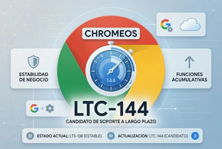 Google pisa el acelerador con ChromeOS LTC-144: la antesala del gran salto de abril Google pisa el acelerador con ChromeOS LTC-144: la antesala del gran salto de abril