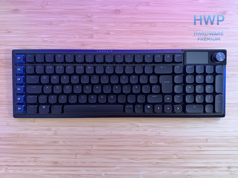 Vista superior del Corsair Vanguard 99 Air