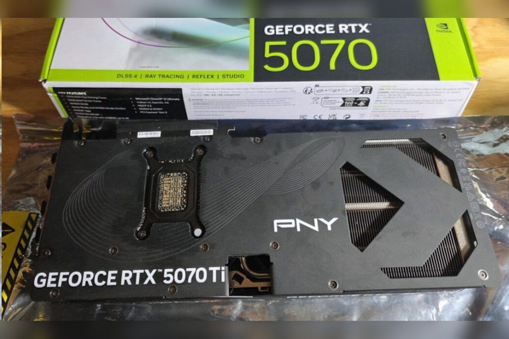 PNY cambia una GeForce RTX 5070 averiada por una RTX 5070 Ti y deja una RMA poco habitual PNY cambia una GeForce RTX 5070 averiada por una RTX 5070 Ti y deja una RMA poco habitual