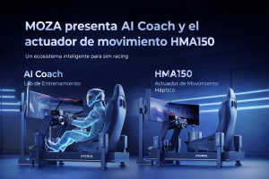 MOZA presenta en GDC 2026 su ecosistema de simulación con AI Coach y una nueva plataforma de movimiento HMA150
