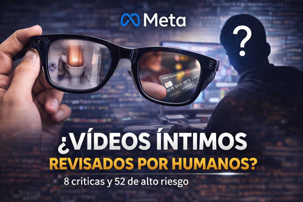 Las gafas con IA de Meta podrían estar compartiendo vídeos íntimos con moderadores humanos