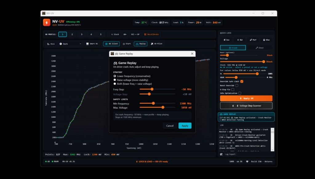 NV-UV entra en alfa abierta y pone la RTX 50 bajo el foco del undervolt - imagen 3