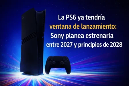 La PS6 ya tendría ventana de lanzamiento: Sony planea estrenarla entre 2027 y principios de 2028