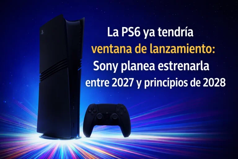 La PS6 ya tendría ventana de lanzamiento: Sony planea estrenarla entre 2027 y principios de 2028