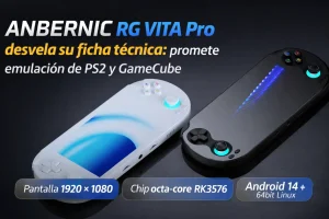 RG Vita Pro: especificaciones completas de lo más nuevo de Anbernic