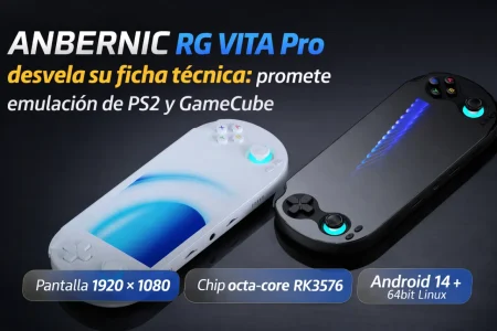 RG Vita Pro: especificaciones completas de lo más nuevo de Anbernic