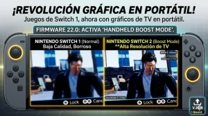 Nintendo Switch 2: El nuevo «Boost Mode» es el milagro que tu biblioteca de juegos antiguos necesitaba