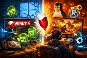 El modding en Linux rompe sus cadenas: Wine 11.6 automatiza la carga de DLLs y resucita Android