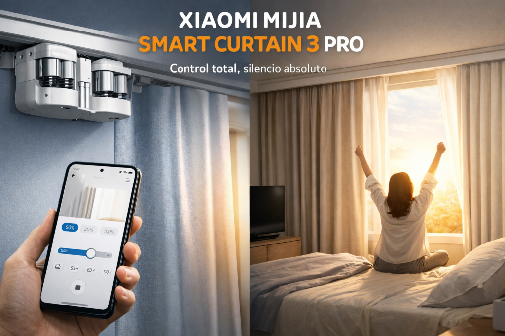 Despertar con el sol es ahora un proceso de ingeniería: Xiaomi presenta su cortina más avanzada