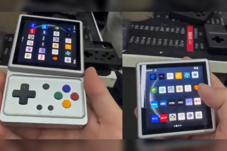ANBERNIC’s screen-flipping handheld appears in new videos - anbernic screen-flipping