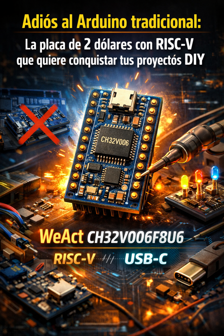 Adiós al Arduino tradicional: La placa de 2 dólares con RISC-V que quiere conquistar tus proyectos DIY
