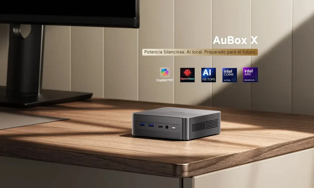 CHUWI AuBox X: 115 TOPS en un mini PC de 16 GB y 1 TB