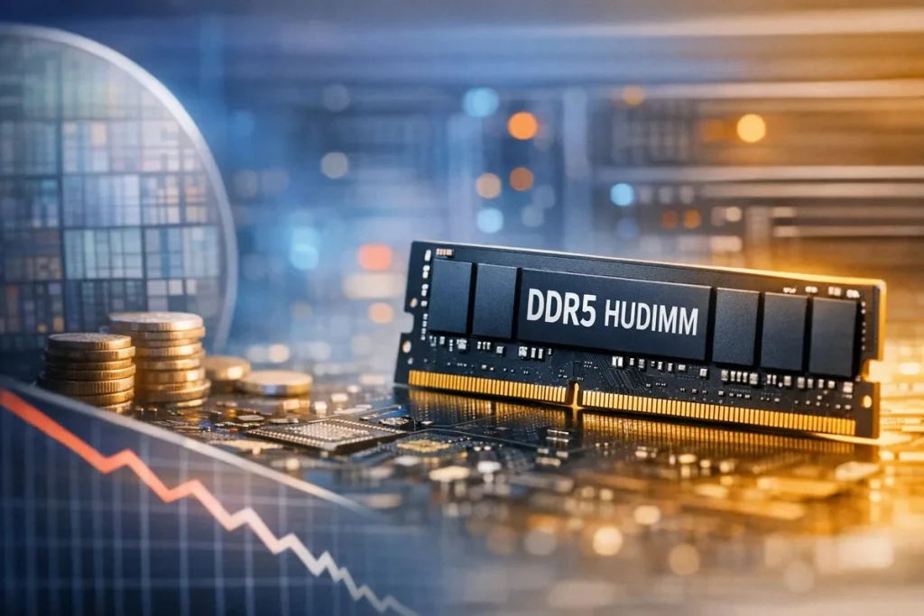 HUDIMM llega para abaratar DDR5 con menos ancho de banda