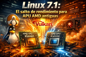 El renacer de las APU Kaveri y Kabini: Linux 7.1 desata el potencial oculto de GCN 1.1