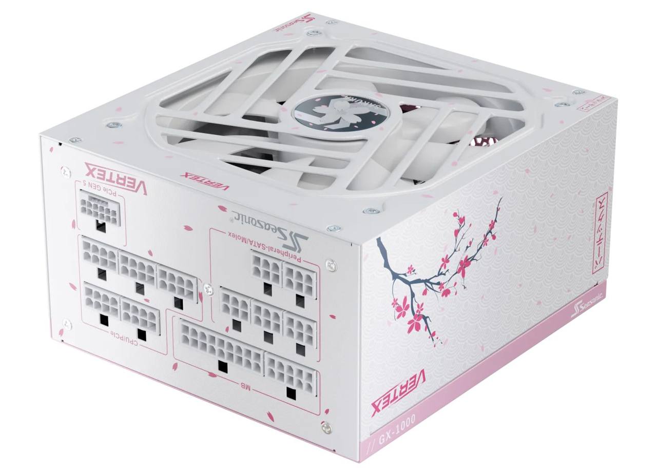 Seasonic presenta el FOCUS SAKURA: la nueva fuente de alimentación limitada ATX 3.1 con diseño floral - imagen 1