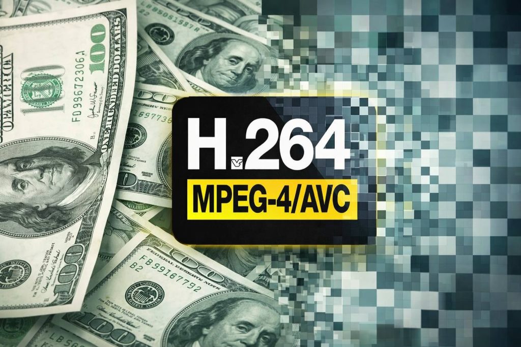 H.264 streaming license fees were raised to as much as $4.5 million, open standards now look more attractive