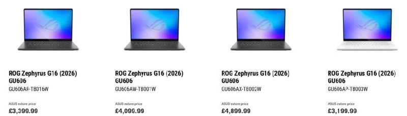 ASUS lanza nuevas laptops Zephyrus G con precios elevados y reacciones divididas - imagen 1