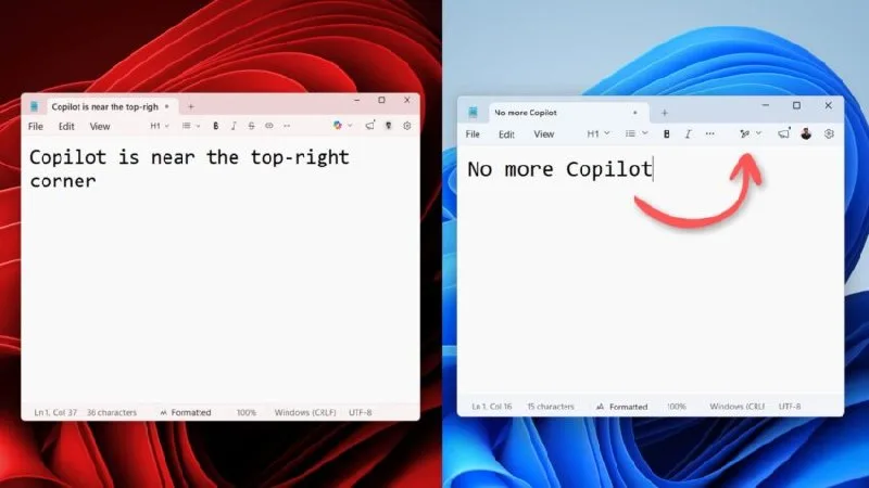 microsoft copilot windows 11 notepad sni imagen 1