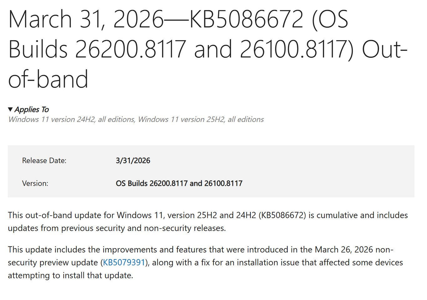 Microsoft resuelve el problema de actualizaciones fallidas en Windows 11 con un parche urgente - imagen 1
