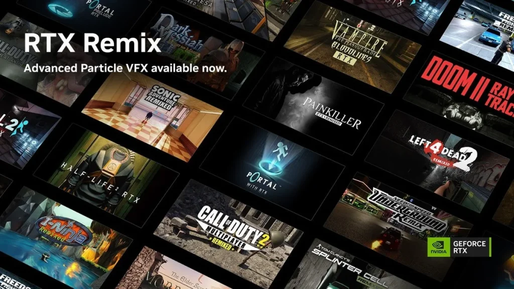 RTX Remix suma partículas avanzadas y acelera los mods RTX