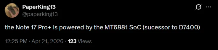 Redmi Note 17 Pro Max imagen 1