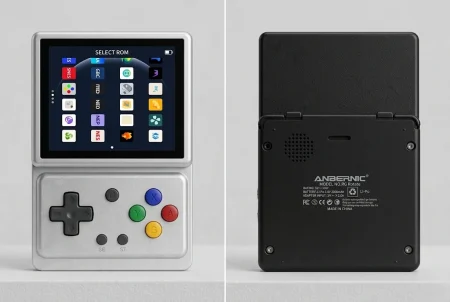 Anbernic RG Rotate: el regreso del formato giratorio que promete jubilar los problemas de carga