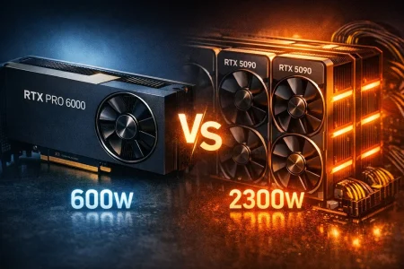 Una RTX PRO 6000 iguala a cuatro RTX 5090 con un cuarto del consumo