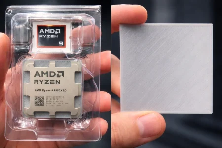 Un Ryzen 9 9950X3D falso sale de un lote de Amazon returns por £163