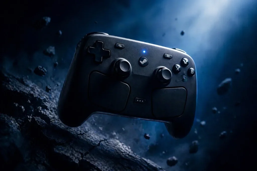 El Steam Controller aparece en Komodo y se acerca su lanzamiento