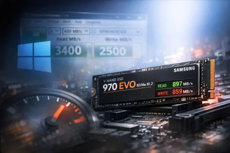 Un error en Windows 11 deja a un Samsung 970 Evo muy por debajo de su ritmo