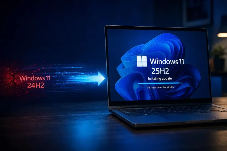 Microsoft fuerza el salto a Windows 11 25H2 antes de octubre de 2026