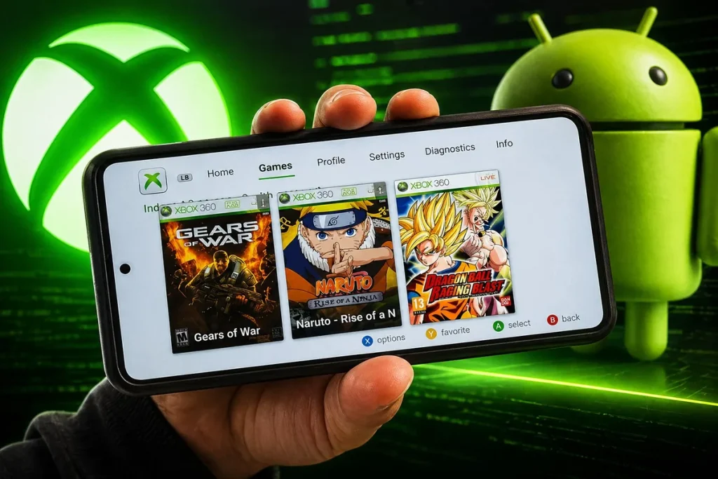 Un nuevo emulador de Xbox 360 para Android asoma con demo y pruebas reales