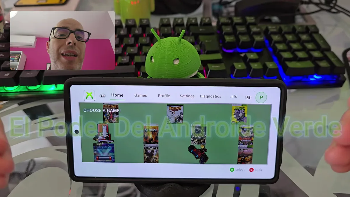 X360 Mobile emulator app El Poder del Androide Verde 1