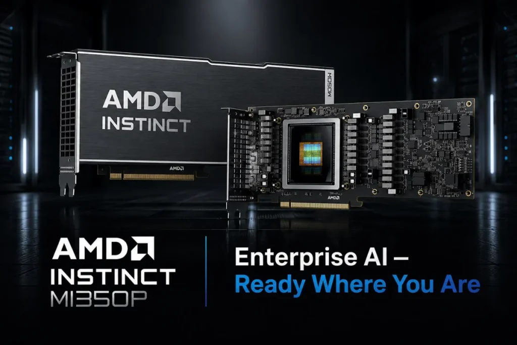 AMD vuelve al PCIe con Instinct MI350P y 144 GB HBM3E
