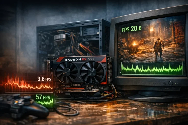 Un ajuste del scheduler devuelve jugabilidad a un equipo viejo con RX 580