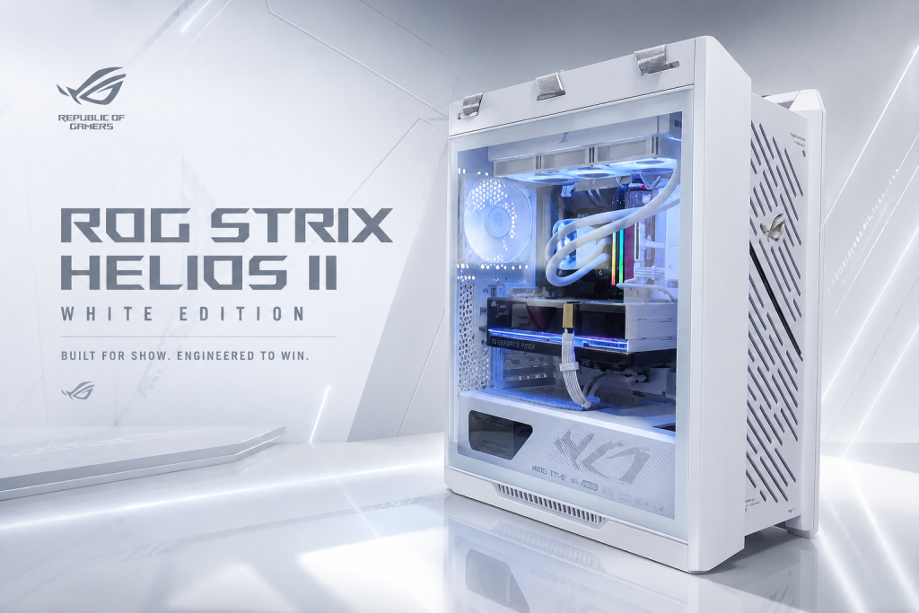 ASUS ROG Strix Helios II White: 340€ por esta torre, ¿lujo justificado o trampa estética?