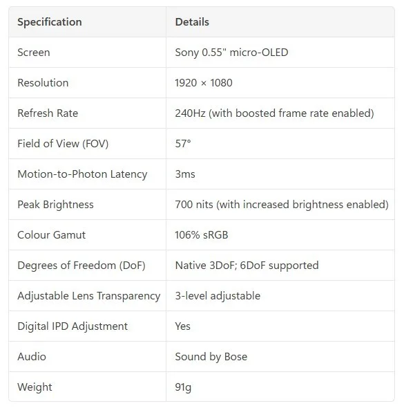 ASUS ROG XREAL R1 imagen 1