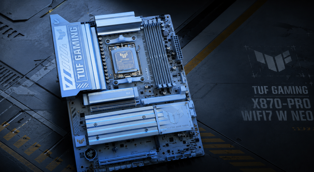 ASUS TUF X870-Pro WiFi7 W NEO, la placa AM5 que no necesita llevar el logo ROG